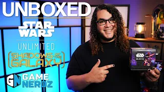 Star Wars Unlimited Shadows of the Galaxy Unboxing and GIVEAWAY!