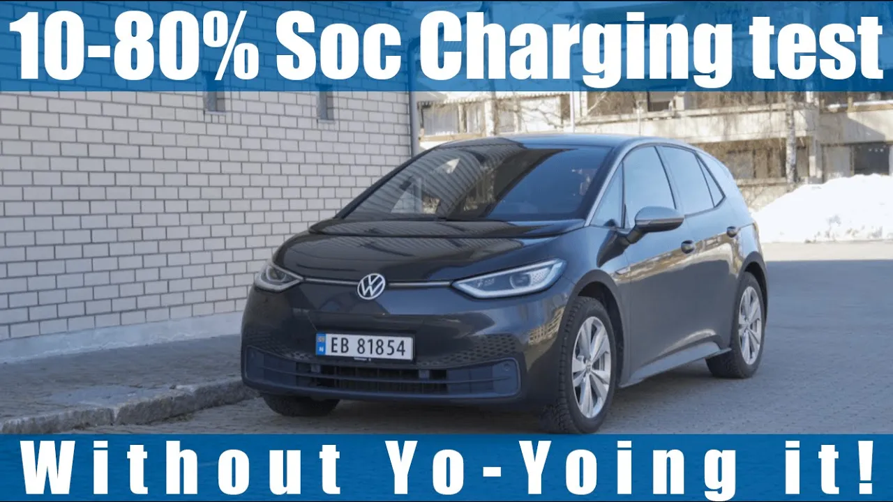 VW ID.3 Pro (58kWh) 10-80% SOC Charging Speed & Time Test!