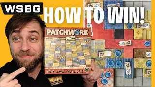How to Win Patchwork | Patchwork Strategy Tips | World Series of Board Gaming