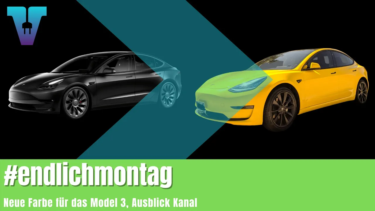 Model 3 Perf. kriegt neue Farbe - Ankündigung - #endlichmontag [Deutsch 4K] | Vision E Drive #107
