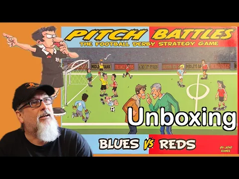 Unboxing Pitch Battles | Designed by Marcus Adams | Football Strategy Game | By Jove Games