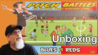 Unboxing Pitch Battles | Designed by Marcus Adams | Football Strategy Game | By Jove Games