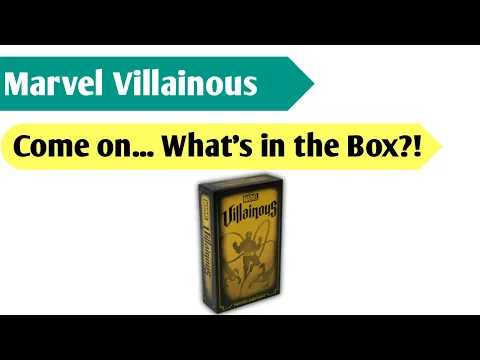 Let's Get it Twisted: An Unboxing of Marvel Villainous - Twisted Ambitions