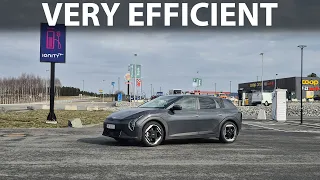 Kia EV4 LR range test