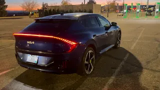 The Kia EV6 GT Lacks Highway Range But Makes Up For It With Fast Charging! 10% Road Trip Challenge