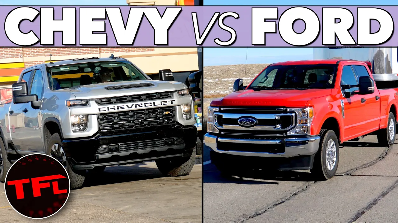 Ford vs Chevy MPG Verdict! Here’s How the F-250 7.3L V8 Compares to the Silverado V8 Towing & Not!