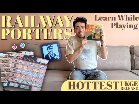RAILWAY PORTERS | Learn While Playing + 2-Players Playthrough