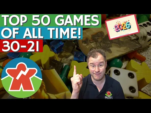 Top 50 Board Games (2026) - 30-21