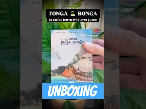 ️Unboxing Tonga Bonga, a hidden gem dice placement #boardgame. Learn how to play on Episode 49!