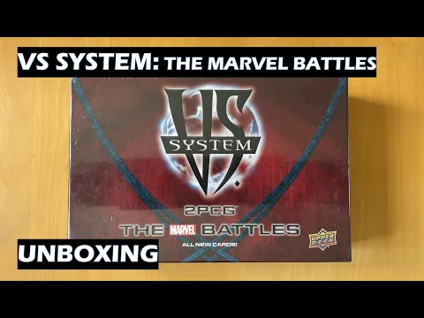 Unboxing VS 2PCG Marvel Battles Card Game