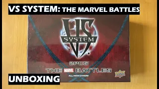Unboxing VS 2PCG Marvel Battles Card Game