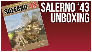 Salerno '43 Unboxing | GMT Games | Wargame Historical Board Game | Mark Simonitch