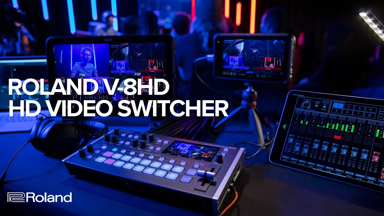 Product video thumbnail for Roland V-8HD HD 18-Cannel HDMI Studio Video Switcher