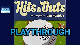Hits & Outs Board Game | Playthrough