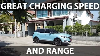 MG ZS EV range test