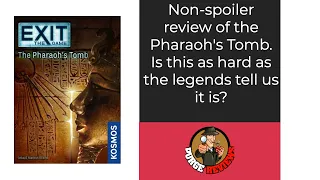 Exit The Pharoah's Tomb by Purge Reviews: Is this the hardest Escape Room Game?