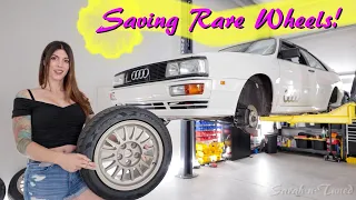 Powder Coating Rare Wheels // '83 Audi Ur-Quattro