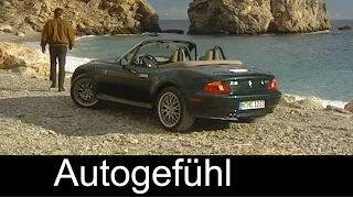 BMW Z3 Roadster heritage video driving exterior interior (1999) - Autogefühl