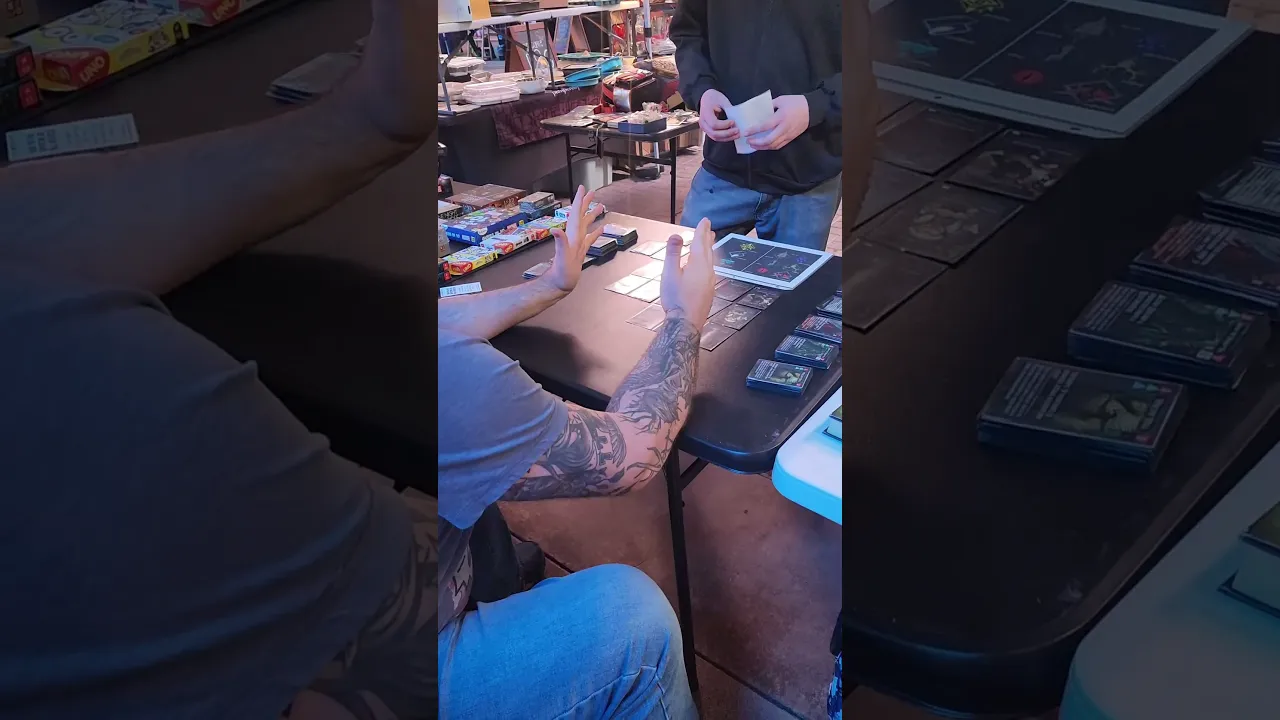 Questweaver Synergy Unbound demo at Westgate Artisan Alley. #cardgame #fantasygame