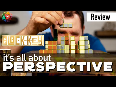 Such a COOL Spacial Puzzle! | Block and Key Board Game Review