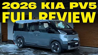 1,500 km in the new 2026 Kia PV5. Massive Space, Surprisingly Affordable