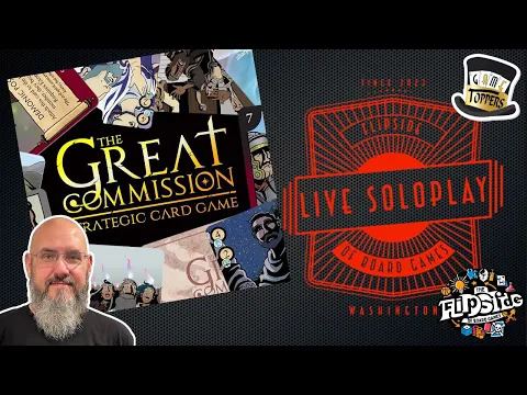 LIVE SoloPlay with Sam - The Great Commission: Strategic Card Game