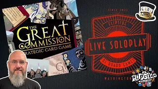 LIVE SoloPlay with Sam - The Great Commission: Strategic Card Game