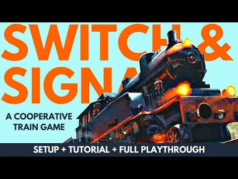 Switch & Signal Board Game | Full Playthrough | Setup | How to Play