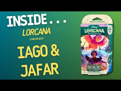Disney Lorcana Archazia’s Island Starter Deck - Amethyst and Steel | Inside with João Ricardo Ep805