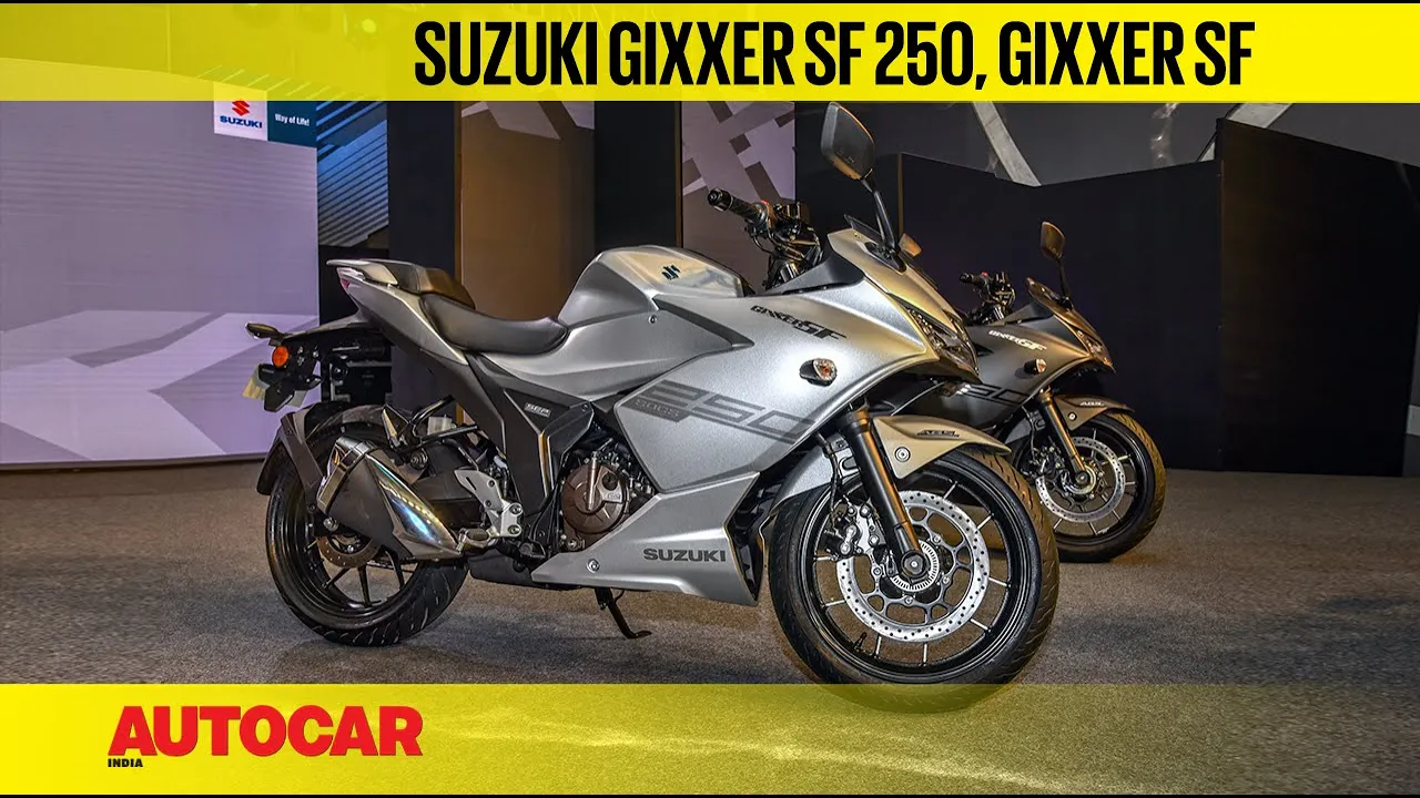 Suzuki Gixxer SF 250 & Gixxer SF Launch | Price, First Look & Walkaround | Autocar India