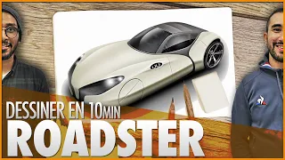 10 Min POUR INVENTER ET DESSINER LE ROADSTER DU FUTUR
