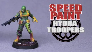 SPEEDPAINT Hydra Ressurrection - Hydra Troopers - Marvel Zombies