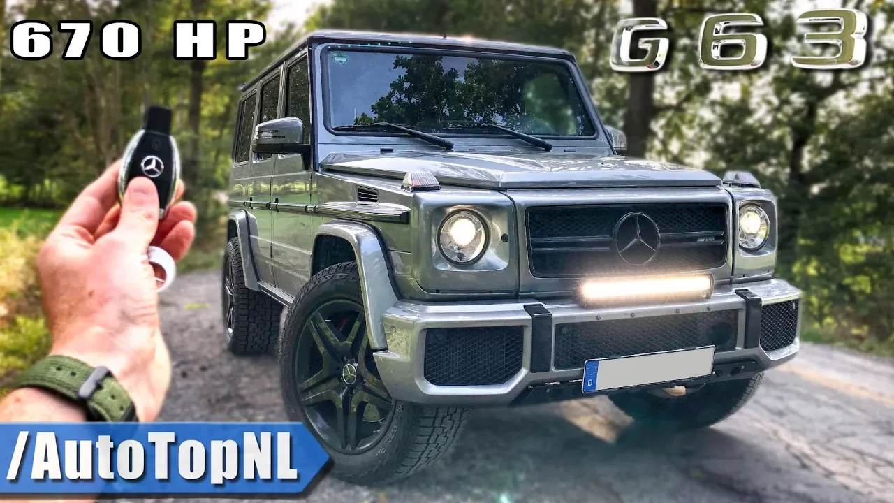 670HP Mercedes G63 AMG Elmerhaus REVIEW POV by AutoTopNL