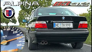 ALPINA B3 E36 3.2 // 0-100 100-200 POV TOP SPEED & SOUND