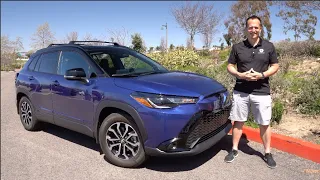 Is the 2023 Corolla Cross Hybrid a BETTER new SUV than a Honda HR-V?