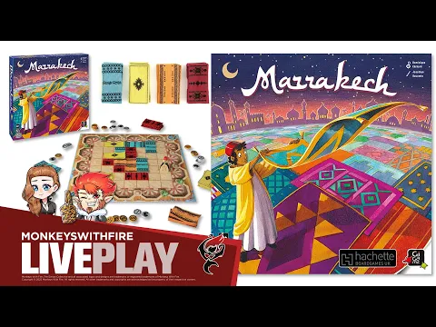MARRAKECH - GIGAMIC | BOARD GAME LIVE PLAY |