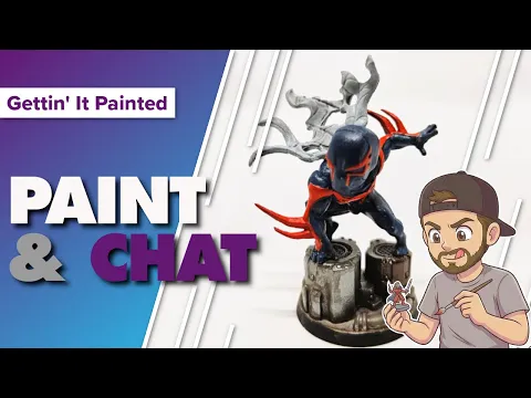 Marvel United Miniature Painting Live Stream and Chat