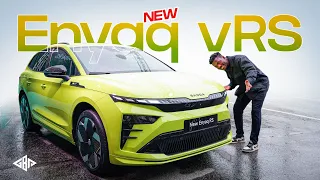 New 2025 Skoda Enyaq vRS and Coupe vRS Walk around First Look