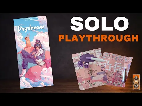 Daydream — Solo Playthrough | Cozy Roll & Write Board Game