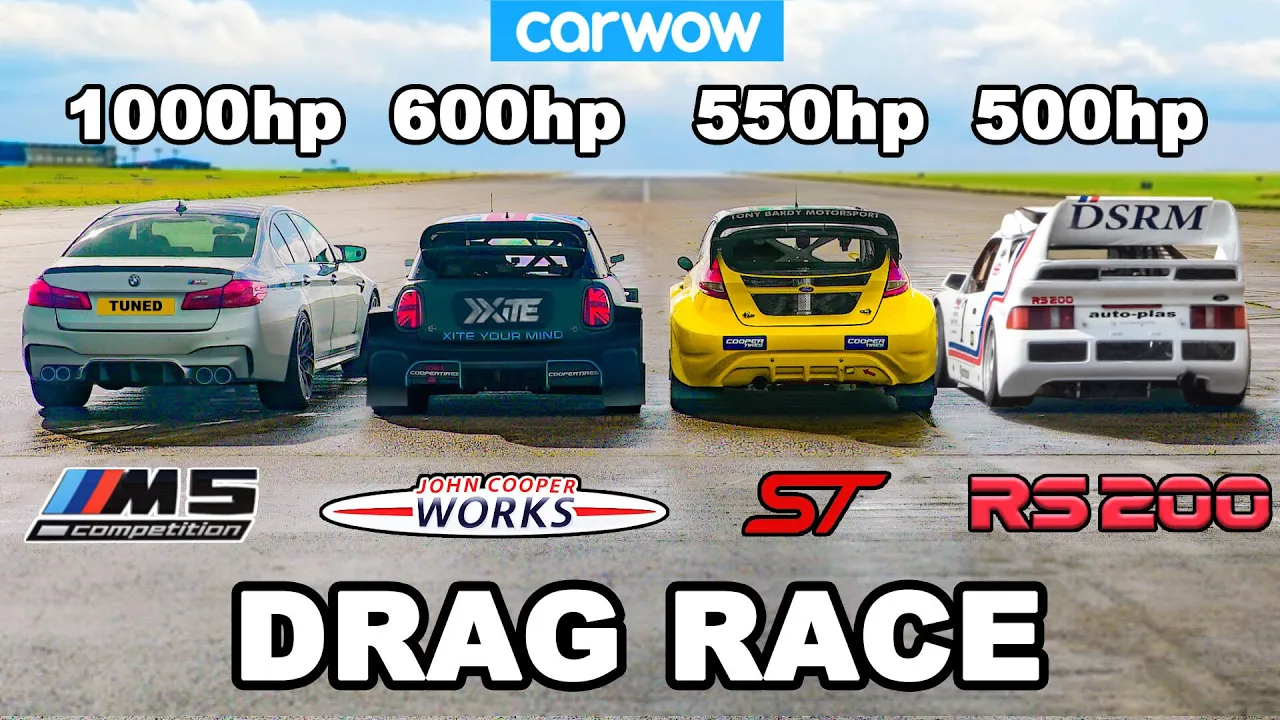 BMW M5 1000hp v £1.15M Rallycross Racers: RACE...and EXPLOSION!