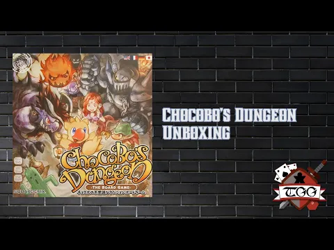 Chocobo’s Dungeon Board Game Unboxing | Components, Art & First Look
