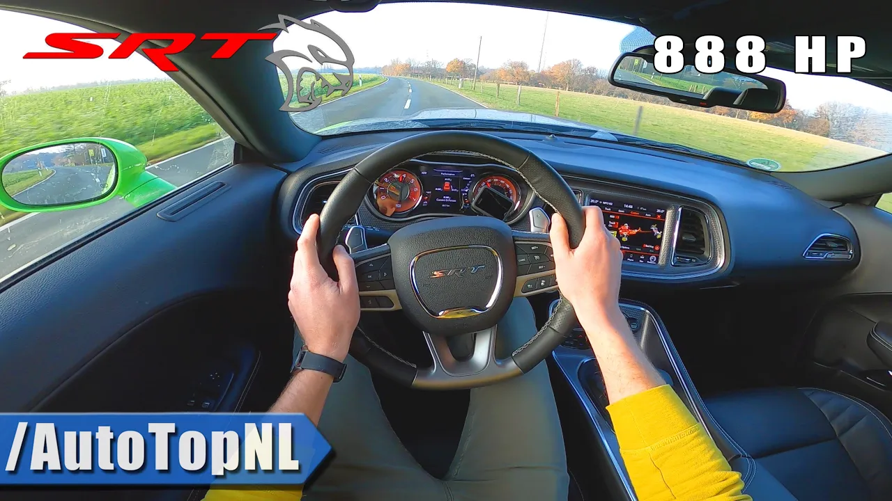 888HP DODGE HELLCAT XR | 6.2 V8 SUPERCHARGED | POV Test Drive by AutoTopNL