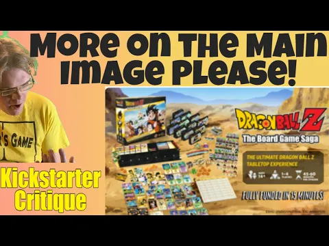 Dragon Ball Z: The Board Game Saga (C) Why isnt this more popular? - Kickstarter Critique Review