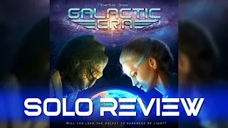 Galactic Era Board Game: Solo Review - 4X Space Exploration/Battles/Conquest tabletop game
