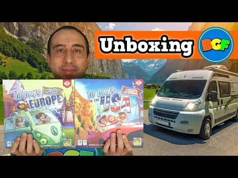 10 Days in Europe e in the USA | Unboxing e recensione del materiale | Giochi di @dvgames_official