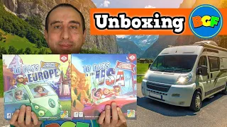 10 Days in Europe e in the USA | Unboxing e recensione del materiale | Giochi di @dvgames_official