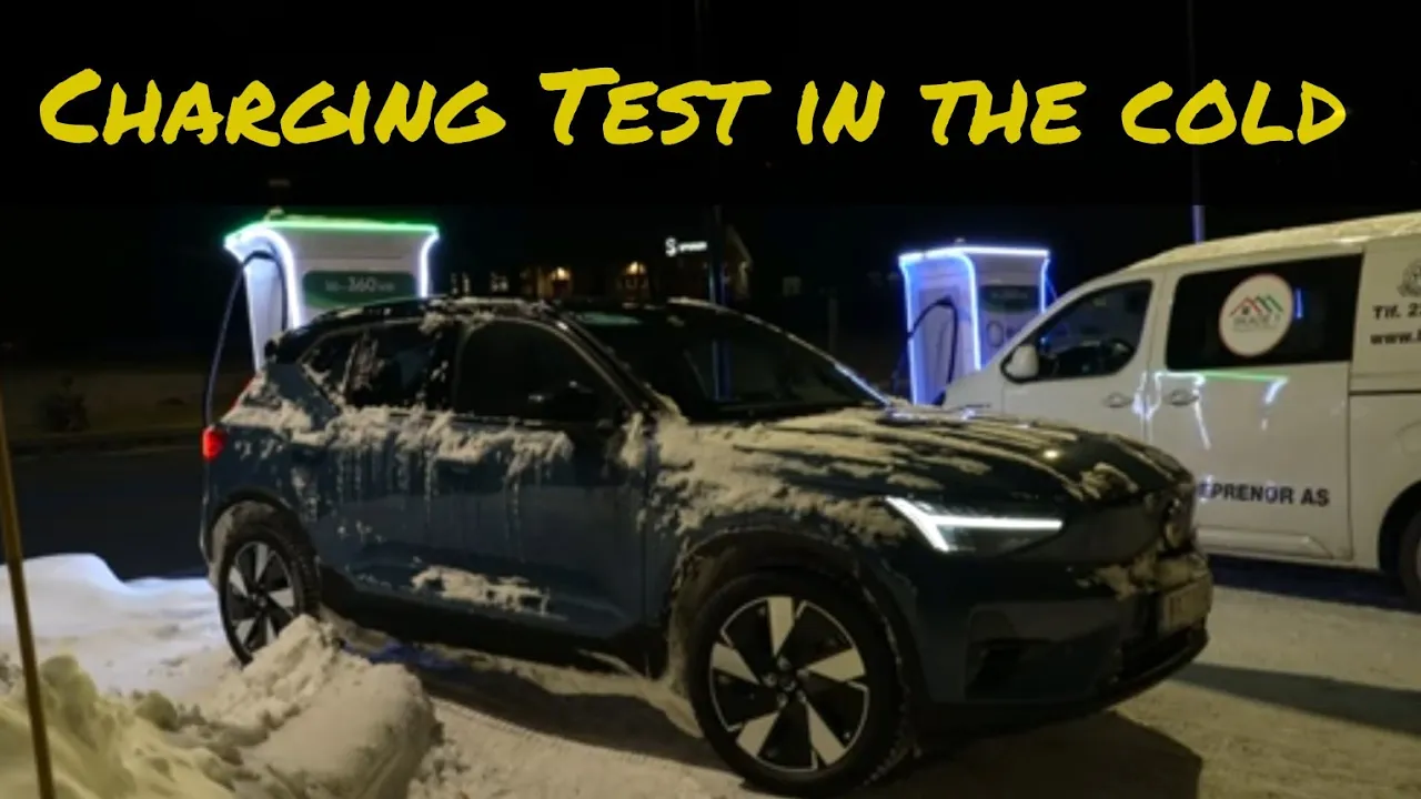 XC40 Charging Test in the cold 🥶