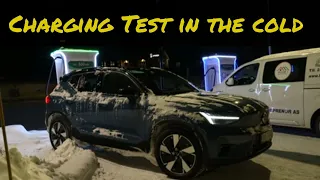 XC40 Charging Test in the cold 🥶