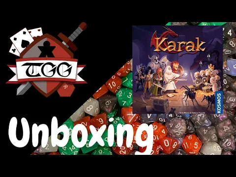 Karak Board Game Unboxing