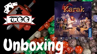 Karak Board Game Unboxing